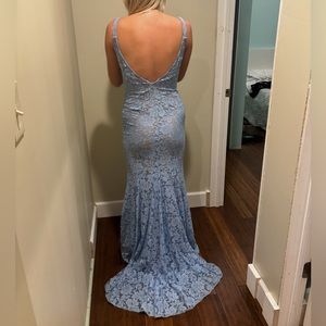 Light blue prom dress!